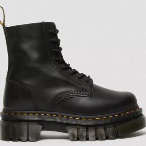 Dr Martens Audrick Nappa Leather Platform Ankle Boots